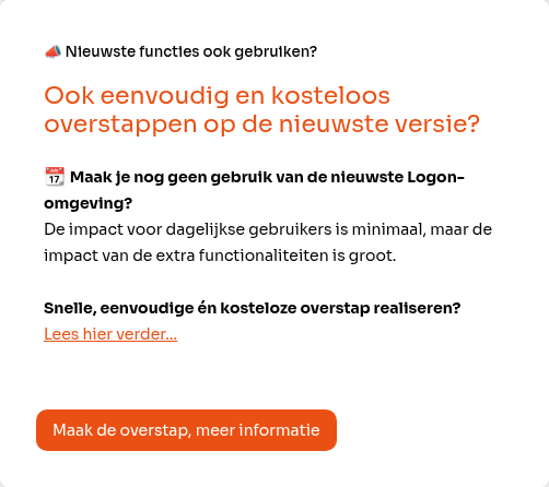 �� Nieuwste functies ook gebruiken?