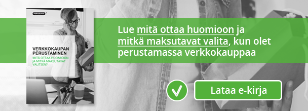 Lataa opas verkkokaupan perustamiseen
