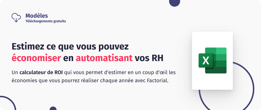 Modèle Excel calculateur ROI