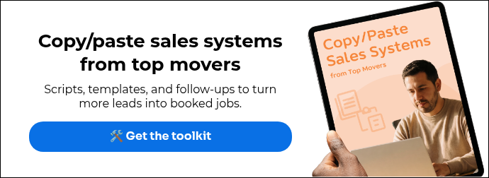 Copy/paste sales systems from top movers