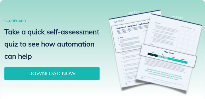 SCORECARD Take a quick self-assessment quiz to see how automation can help  