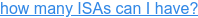 how many ISAs can I have?