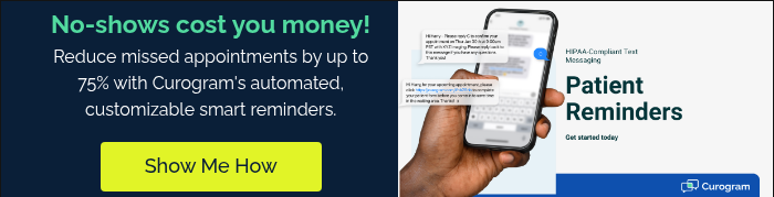 No-shows cost you money! Reduce missed appointments by up to 75% with Curogram's automated, customizable smart reminders. &nbsp;