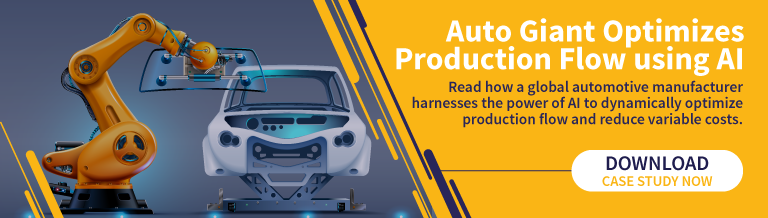Auto Giant Optimizes Production flow using AI
