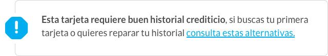 Tarjetas de crédito sin buró