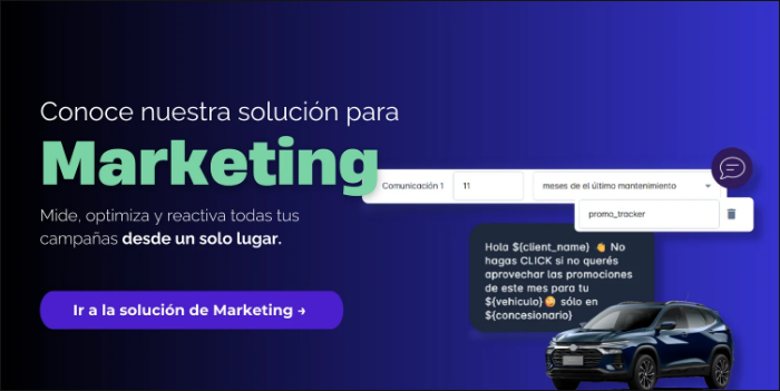 Conoce nuestra solución para Marketing