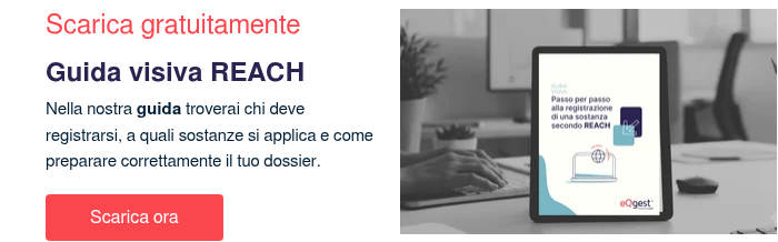 Scarica gratuitamente Guida visiva REACH Nella nostra guida troverai chi deve registrarsi, a quali sostanze si applica e come preparare correttamente il tuo dossier.  