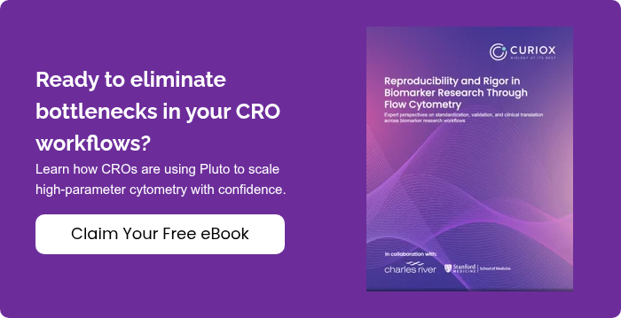 Ready to eliminate bottlenecks in your CRO workflows? Learn how CROs like IQVIA are using Pluto to scale high-parameter cytometry with confidence.  
