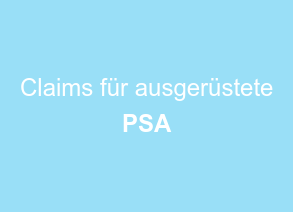 Claims für ausgerüstete  PSA