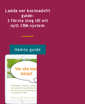 Ladda ner kostnadsfri guide: 3 första steg till ett nytt CRM-system Hämta guide <https://www.stretch.se>