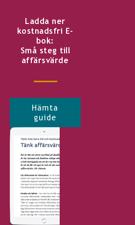 Ladda ner kostnadsfri E-bok: Små steg till affärsvärde Hämta guide <http://info.stretch.se/se-guide-sma-steg-till-affarsvarde>