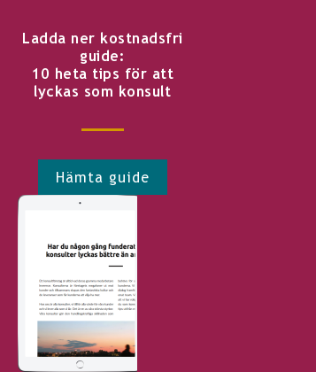 Ladda ner kostnadsfri guide: 10 heta tips för att lyckas som konsult Hämta guide <http://info.stretch.se/se-guide-10-heta-tips-lyckas-som-konsult>