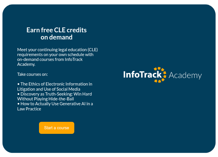 Earn free CLE credits on demand &nbsp;