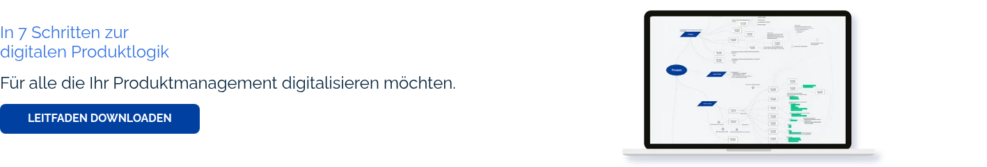 In 7 Schritten zur digitalen Produktlogik   Für alle die Ihr Produktmanagement digitalisieren möchten.  
