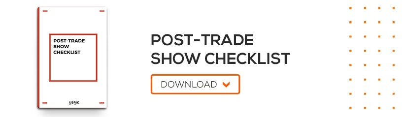 Post-Trade Show Checklist