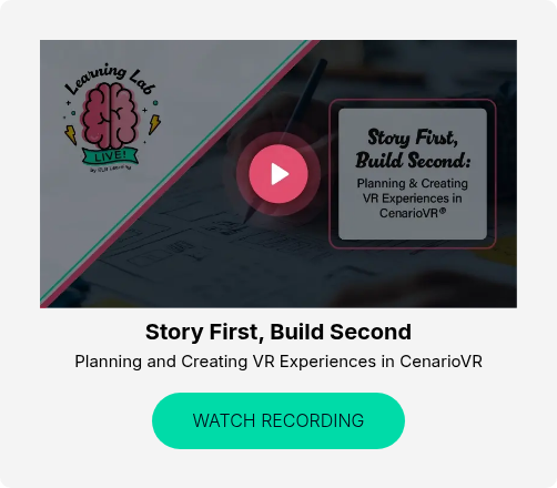 Learning Lab LIVE – Story First Build Second Planning and Creating VR Experiences in CenarioVR – 12-16-25_Video Thumbnail