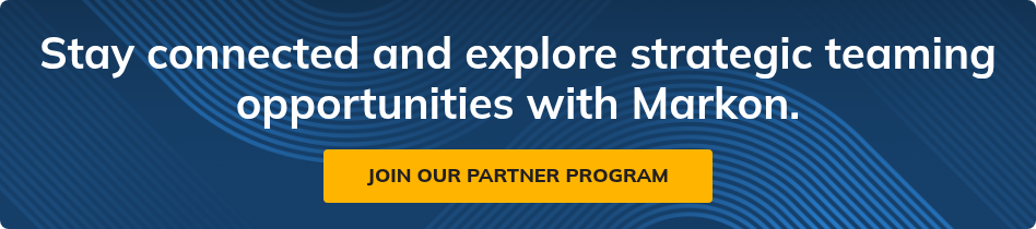 Stay connected and explore strategic teaming opportunities with Markon.