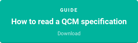 Guide  How to read a QCM specification  Download