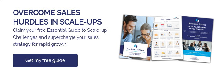 OVERCOME SALES HURDLES IN SCALE-UPS Claim your free Essential Guide to Scale-up Challenges and supercharge your sales strategy for rapid growth.