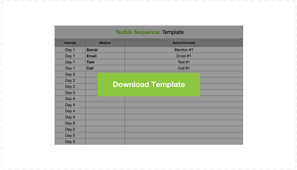 Download TextUs Sequence Template