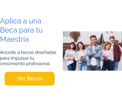 Aplica a una Beca para tu Maestría &nbsp; Accede a becas diseñadas para impulsar tu crecimiento profesional. &nbsp;