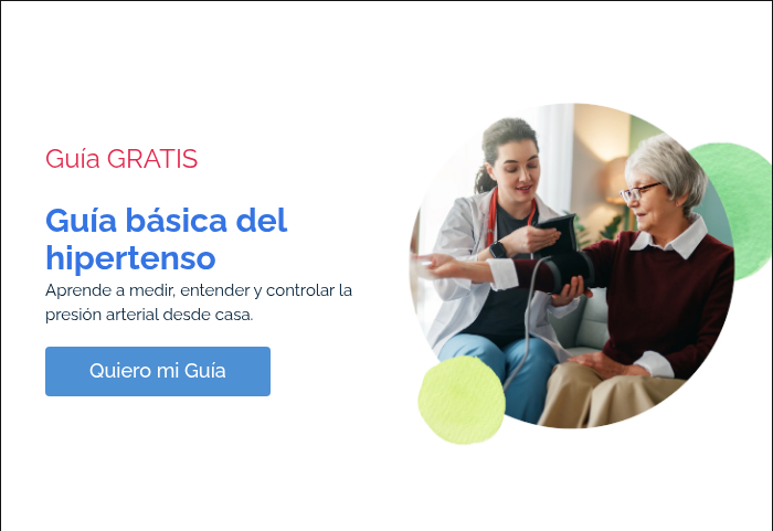 Guía GRATIS &nbsp; Guía básica del hipertenso Aprende a medir, entender y controlar la presión arterial desde casa. &nbsp;