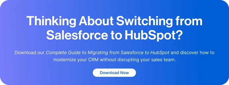 Salesforce to HubSpot CTA