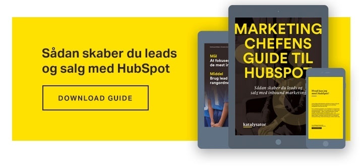Salgschefens guide til HubSpot