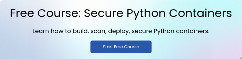 Free Course: Secure Python Containers  