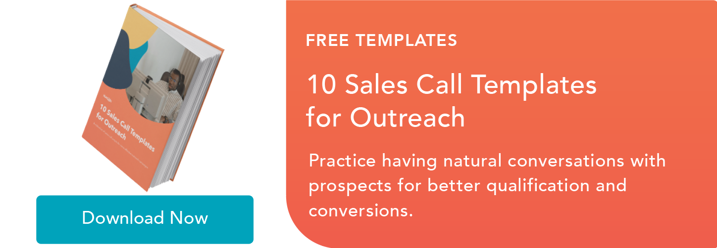 sales call templates