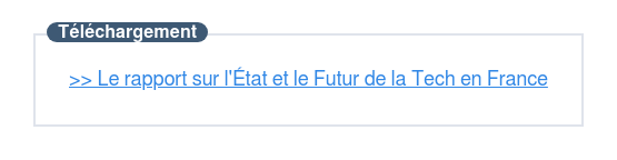 Téléchargez le rapport sur l'État et le Futur de la Tech en France