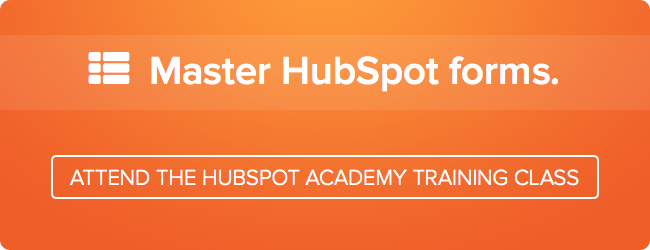 master forms free hubspot academy class