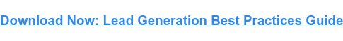 立即下载:Lead Generation最佳实践指南