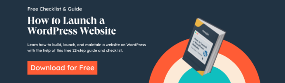 wordpress launch checklist cta 