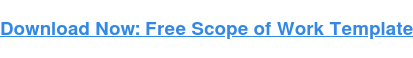  Free Scope of Work Template