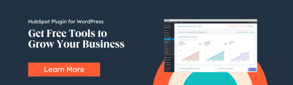 hubspot plugin for wordpress - get free tools to grow your business 