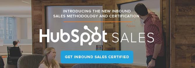 get inbound sales certified