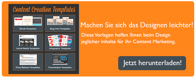 Unsere kostenlosen Vorlagen für Ihr Content Design