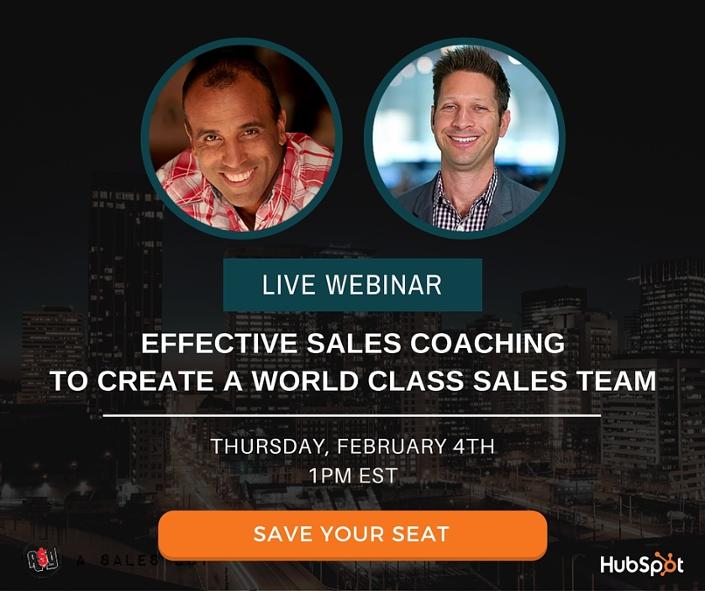 Register for the Sales Coaching Webinar