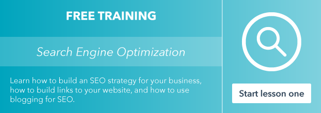 Start the free SEO training course from HubSpot Academy.