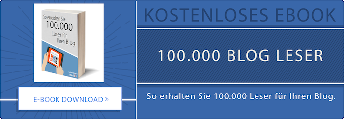 Kostenloses E-Book HubSpot 100.000 Blog Leser