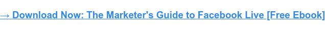 Download our Facebook Live guide to learn how to increase your social following and brand awareness through live video.  