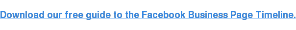 Download our free guide to the Facebook Business Page Timeline.