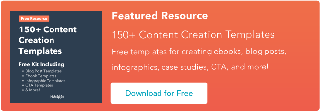 Free Download Content Creation Templates