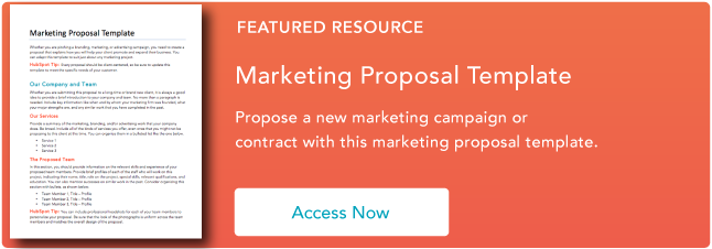 marketing proposal