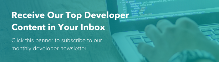 Developer Blog Newsletter CTA 2