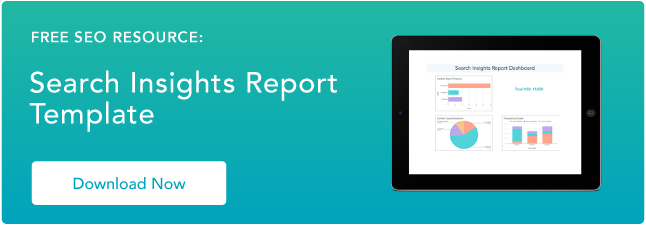 Search Insights Report Template