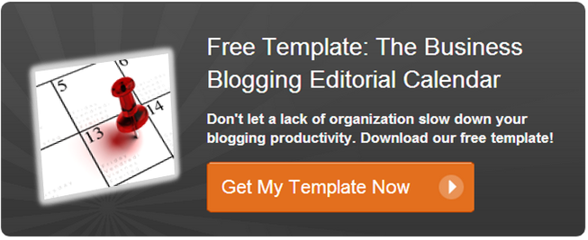 Blogging Editorial Calendar Template