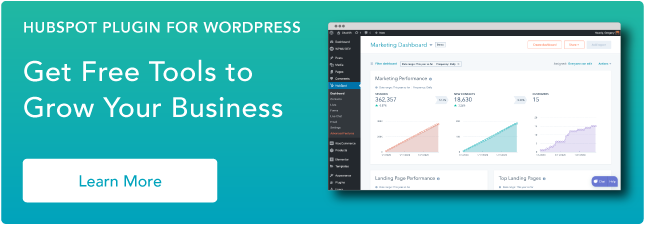 Wordpress Plugin HubSpot