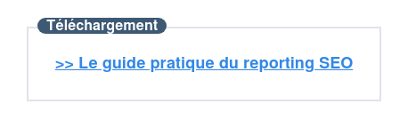 >> Découvrez comment définir des objectifs SEO mesurables et en assurer le reporting avec ce guide gratuit.